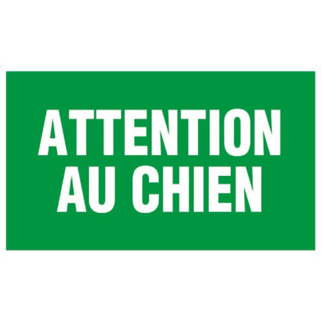Panneau Attention Chien Signalisation Danger Chien - Novap