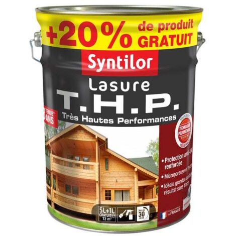 SYNTILOR Lasure SYNTILOR Thp +20% 8 ans incolore satiné 6 l (1/3)