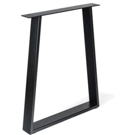 REI Pied meuble design REI fixe métal brut noir (1/4)