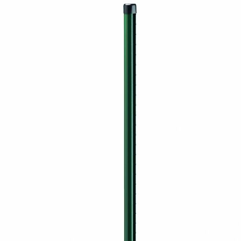 Dirickx – Poteau rond acier galvanisé vert 225 cm – Diamètre 48 mm – Finition plastifiée pour haute adhérence – Compatible panneaux ARISTA ECO (1/4)