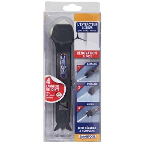 Lisseur joint silicone tout en 1 - Extracteur/Lisseur à tête rotative SMARTOOL