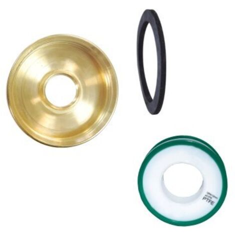 Adaptateur de cuve 1000 l, sortie de cuve Ø60 & raccord 26x34 + téflon - BOUTTÉ (1/2)
