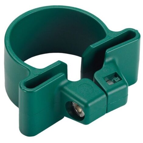 FP – Colliers de serrage pour grillage rigide – Lot de 4 – Fixation universelle – Couleur verte pour intégration discrète