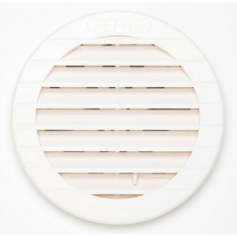 CENTRALE BRICO Grille d'aération abs naturel Diam.15 cm (1/2)