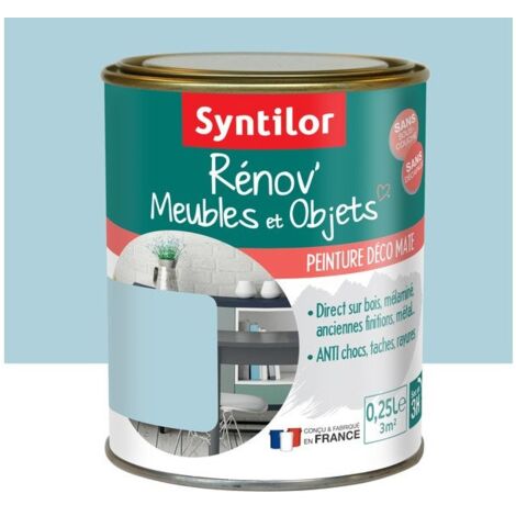 SYNTILOR Peinture meuble et boiserie Rénov' SYNTILOR bleu harmony mat 250 ml