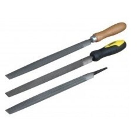OUTIFRANCE Lime demi-ronde, manche bois, 150 mm, Bâtarde (1/4)
