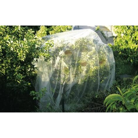 Filet de protection anti-insectes en maille fine pour jardin. serre.  plantes. fruits. fleurs. cultures 26m