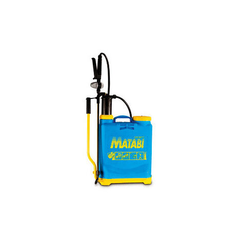 Matabi – Pulvérisateur à pression entretenue 12L – Régulateur 3 positions – Lance fibre de verre 71 cm – Pour jardins de plus de 1000 m² (1/7)