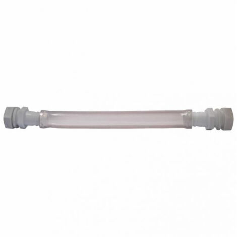 Boutté – Kit de jumelage de cuves – 2 embouts Ø 25 – 2 écrous 6 pans – 2 joints d'étanchéité – Tuyau transparent 240 mm
