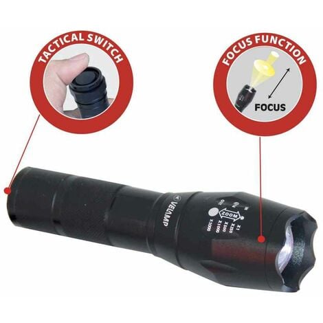 Lampe torche rechargeable LED 10W - Velamp Industries