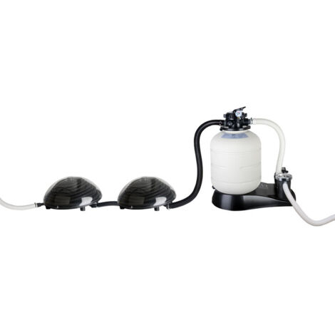 GRE – Dôme solaire rond 57 cm – Réchauffeur piscine jusqu'à 3°C – Pour volumes de 7,5 à 10 m³ – Connexions 32/38 mm