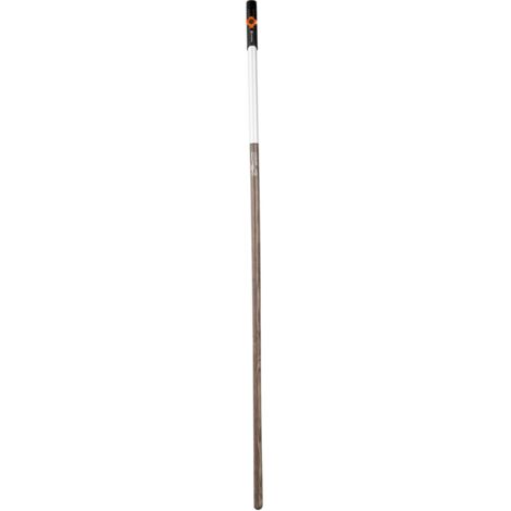 GARDENA Manche en bois combisystem 150 cm. Compatible avec tous les accessoires du combisystem GARDENA. Connexion robuste. (03725-20)