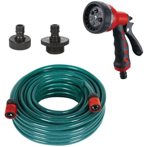 Einhell Kit d'accessoires pour pompes de surface (4 pièces, accessoires de pompe, kit d'accessoires latéraux, tuyau d'arrosage, 2 adaptateurs, douchette de jardin (1/5)