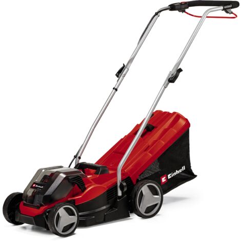 Einhell Tondeuse à gazon sans fil GE-CM 36/33 Li Kit - Power X-Change (36 V, 33 cm Largeur de Coupe) Livré avec 2 Batteries 2,5 Ah et 2 Chargeurs