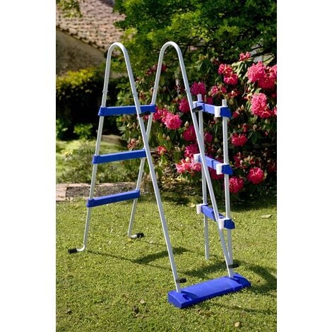 Gre Pools Piscine ovale acier 6,34m x 3,99m x H: 1,22m - Filtration à cartouche - Renfort apparents