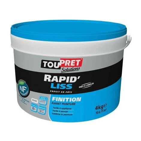 TOUPRET - Toupret Enduit pour reboucher pâte pot 1,5 kg - Enduit de  rebouchage en pâte, prêt à l'emploi, pour reboucher  - Livraison  gratuite dès 120€