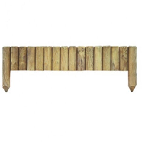 FOREST STYLE Bordure À Planter - Pinède Bois Naturel, H.35 X L.112 Cm