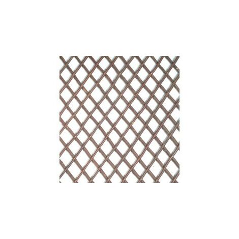 Nortene – Treillis en osier naturel pelé 1 x 2m – Pour plantes grimpantes – Adapté pour terrasses et potagers – Couleur naturelle