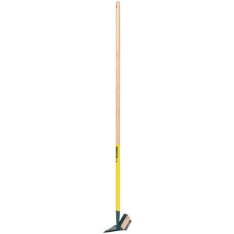 Leborgne – Racloir désherbeur manuel 150cm – Lames affûtées et trempées – Manche en bois PEFC – Outil 2 en 1 pour joints et pavés