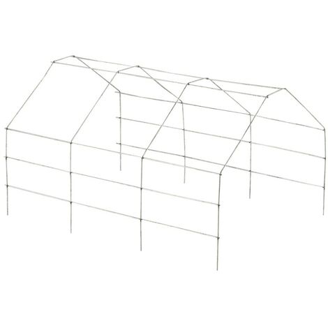 Nortene – Tunnel de jardin en métal galvanisé 1x0,60m – Structure robuste Ø 4mm – Adapté pour film de protection et cultures d'hiver