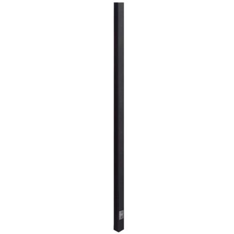 Nortene – Poteau Alupost pour panneaux décoratifs – Aluminium époxy anthracite – Longueur 1,98 m – Installation horizontale facile (1/2)