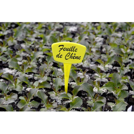 NORTENE 5 étiquettes à planter Label 25 - Jaune - 25cm (1/3)