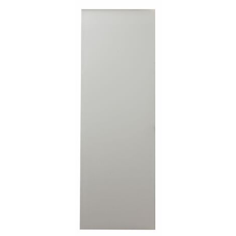 Centrale Brico – Porte coulissante en bois blanc H.204 x l.73 cm – Structure alvéolaire légère et robuste – Prépeinte pour personnalisation facile