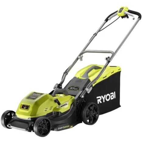 Ryobi – Tondeuse électrique filaire 1500W – Largeur de coupe 37 cm – Bac de ramassage 45L – Fonction mulching – Réglage hauteur de coupe 5 positions