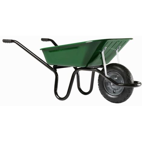 Haemmerlin – Brouette de jardin 100l – Charge utile 150 kg – Roue increvable 400 mm – Châssis ergonomique CP2i pour chantiers lourds (1/7)