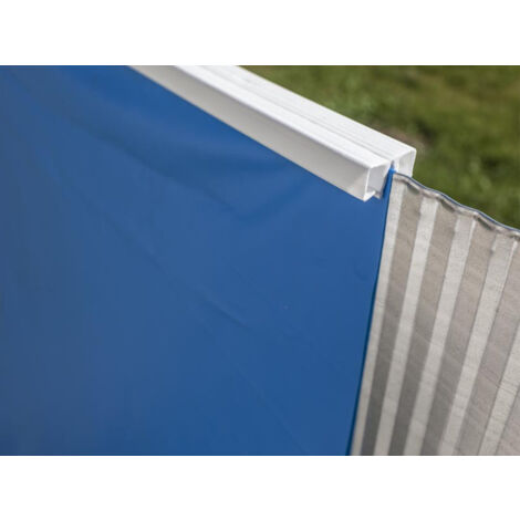 GRE – Liner piscine bleu Ø550 cm x H 132 cm – Épaisseur 40/100 – PVC souple pour piscines hors sol rondes – Installation facile avec jonc d'accrochage