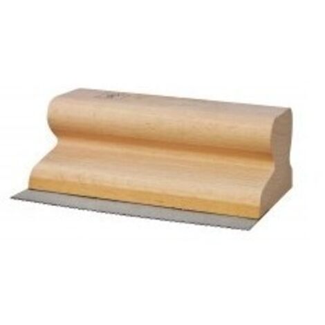 Outifrance – Scie à placage 11050 – Lame acier 115 mm pour coupe nette – Monture bois FSC – Denture symétrique pour tirage et poussée