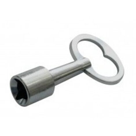 Outifrance – Clé à pompier triangulaire 14 mm – Conçue pour accès services d'urgence – Ouvre accès réservés – Pour espaces confinés