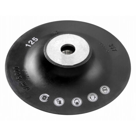Norton – Disque à lamelles pour meuleuse M14 127 x 22 mm – Fibre pour ponçage métal, bois et plastique – Système anti-vibration
