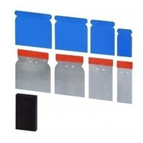 Techman – Cale à enduire caoutchouc souple 75x290mm – Application précise des enduits – Finition impeccable sans traces – Outil professionnel (1/3)