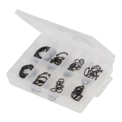 OUTIFRANCE Coffret de 64 circlips extérieurs (6 à 25 mm) (1/3)