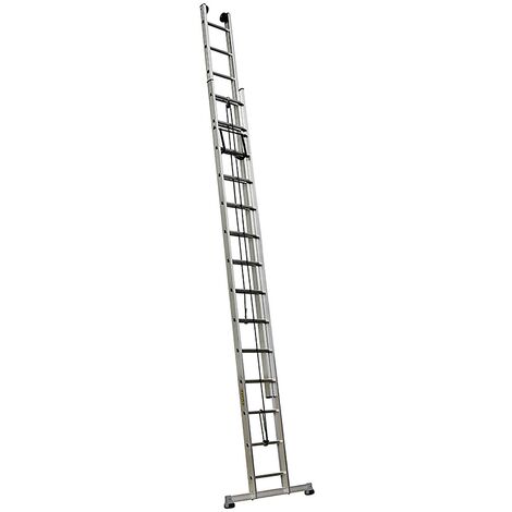 Centaure – Échelle coulissante à corde 2 plans – Longueur déployée 9,10 m – Hauteur d'accès max. 10 m – Poids 28,5 kg – Norme EN 131