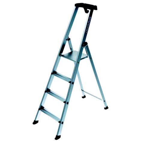 Centaure – Escabeau aluminium professionnel 4 marches – Hauteur d'accès 2,90 m – Charge max 150 kg – Norme EN 131 – Fabrication française