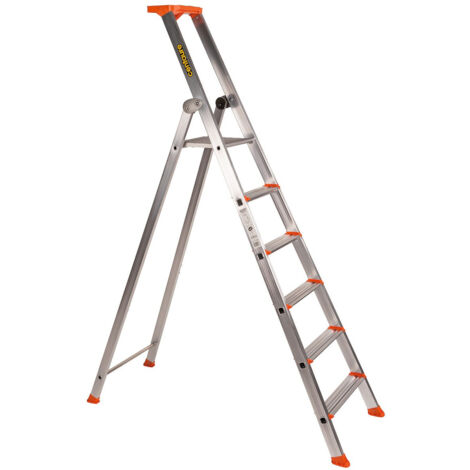 CENTAURE Escabeau aluminium PRO 54 - 6 marches