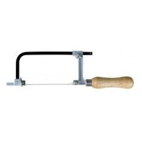 Outifrance – Scie de maquettiste Bocfil 130 mm – Longueur de coupe 70 mm – Poignée en bois – Monture aluminium extensible (1/3)