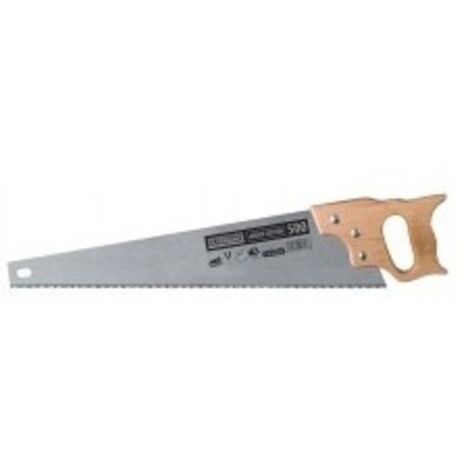 Outifrance – Scie égoïne 500 mm – Denture trempée 7 dents/pouce – Poignée ergonomique en bois – Pour bois dur et teck (1/2)