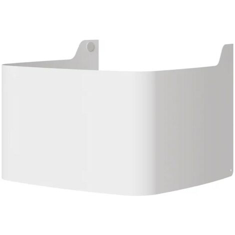 Sauter – Cache-raccords pour chauffe-eau électrique Guelma Connecté 120L – Longueur 48 cm – Finition blanche – Kit visserie inclus