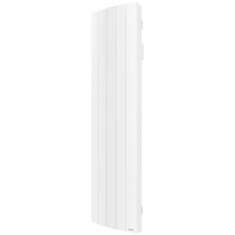 Sauter – Radiateur électrique connecté vertical 1500W – Inertie fluide – Surface chauffée 15m² – Pilotage à distance via application