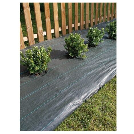 Toile de paillage tissée 1,25 x 25 m – Polypropylène 90 g/m2 – Garantie anti-UV 2 ans – Coloris vert – Celloplast (1/5)