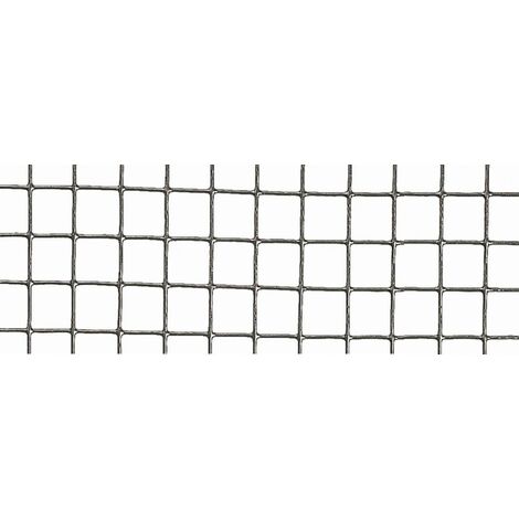 Nortene – Grillage rigide galvanisé 0,50 x 2,50 m – Maille 12,7 x 12,7 mm – Fil de fer soudé pour durabilité accrue – Pour chantiers et espaces extérieurs