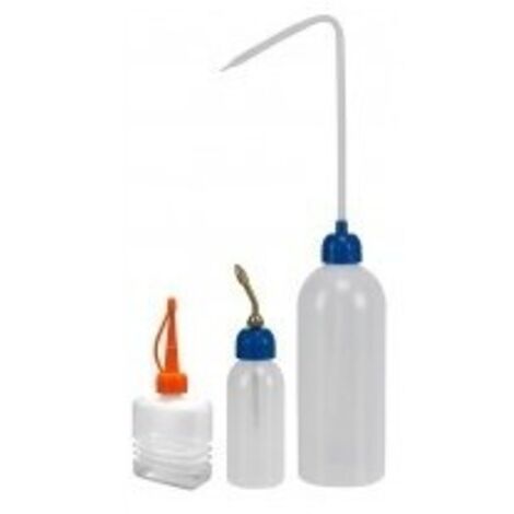 Outifrance – Burette en plastique 60 ml – Corps accordéon – Résistant à l'huile, acide et carburant – Manipulation précise des liquides