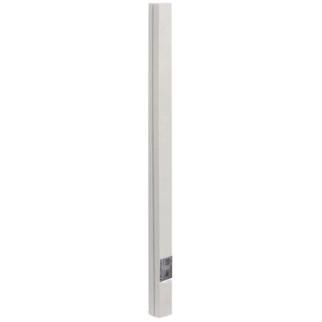 NORTENE Poteau ALUPOST pour panneaux décoratifs - 1,15 m - aluminium - blanc