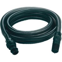 Einhell Tuyau d'aspiration noir 4 mètres avec embouts en PVC