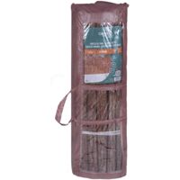 Nortene – Canisse d'écorces de pin 1x3m – Simple face pour occultation élevée – Tissé avec fil de fer plastifié – Esthétique pour espaces extérieurs