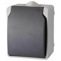 Prise de courant 2P+T 16A étanche IP54 – Pour extérieur – Appareillage résistant aux intempéries – 250V, 14A – Everflourish