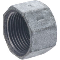 SANS MARQUE Bouchon pour tube en acier galvanisé, femelle, diam. 26 x 34 mm